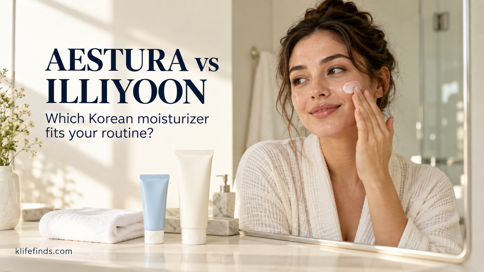 AESTURA versus ILLIYOON Korean moisturizer comparison