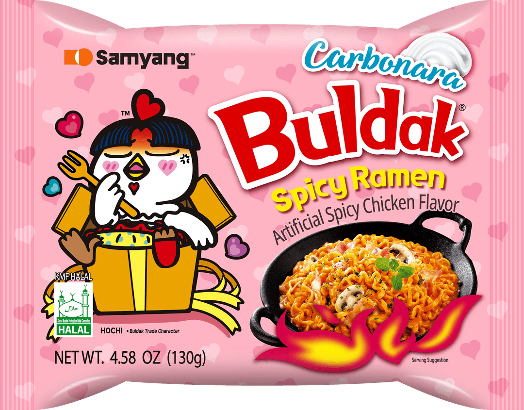 1. Samyang Buldak Carbonara Ramen package