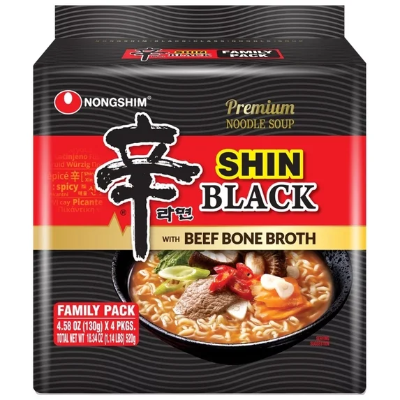 4. Nongshim Shin Ramyun Black package