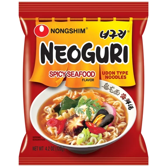 7. Nongshim Neoguri Spicy Seafood Noodles package