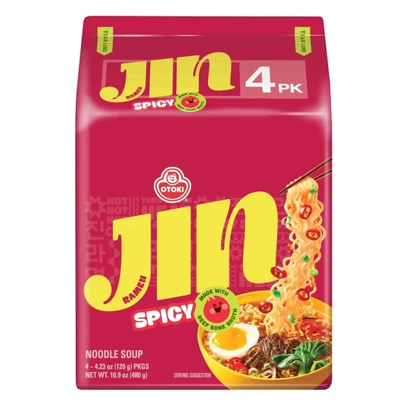 8. Ottogi Jin Ramen Spicy package