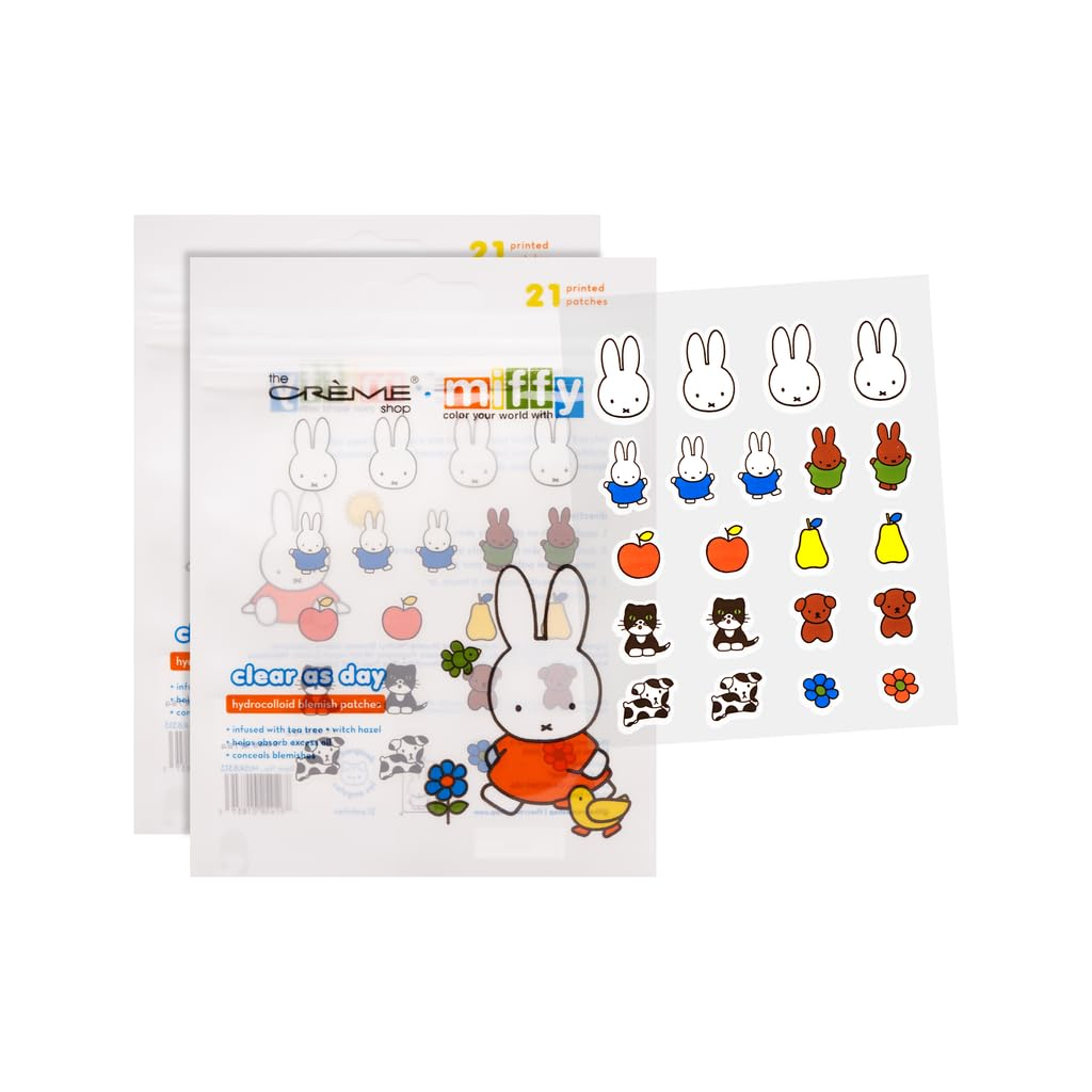 The Crème Shop Miffy character pimple patches